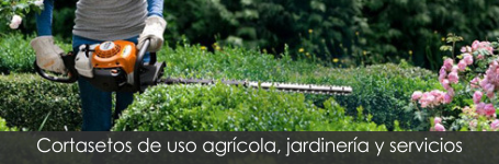 Cortasetos de uso agrícola, jardinería y servicios